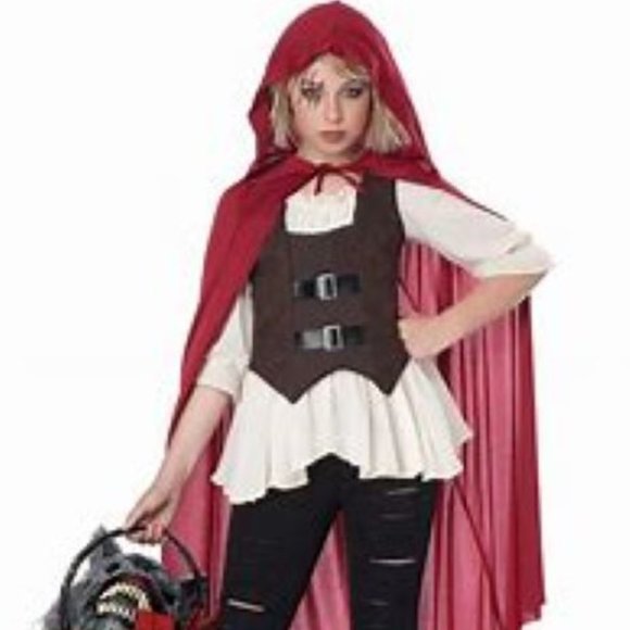 Ain't Afraid A No Wolf Riding Hood Costume Child XL - Picture 1 of 4